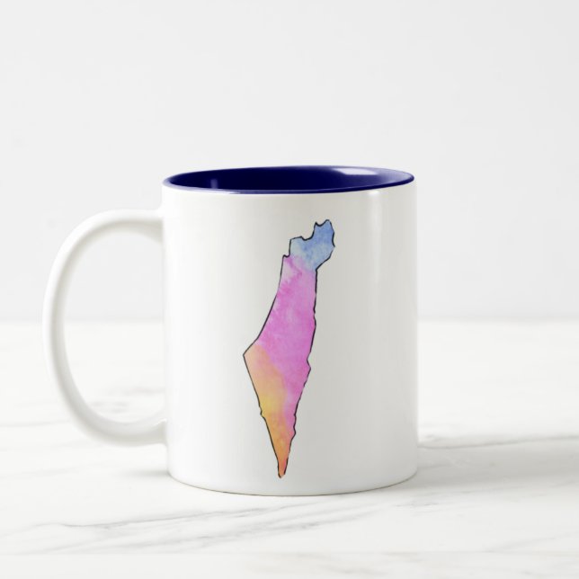 Taza Bicolor Mug - Palestina colorida - 11 oz (Izquierda)