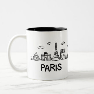 Taza Bicolor Mug Paris