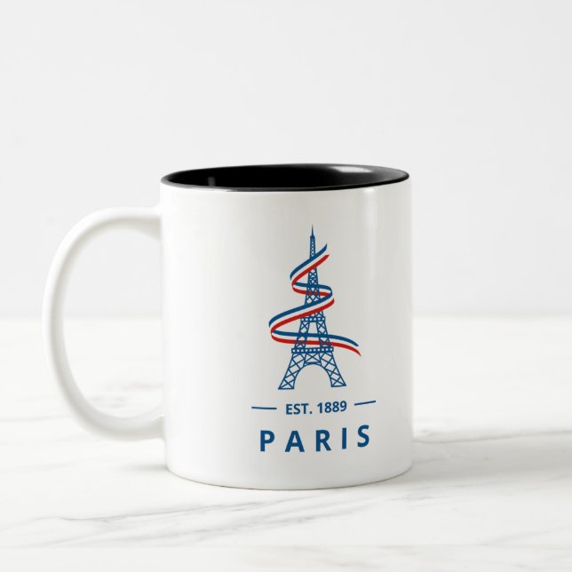 Taza Bicolor Mug Paris (Izquierda)