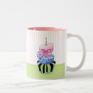 Taza Bicolor Mug. Pastel colorido