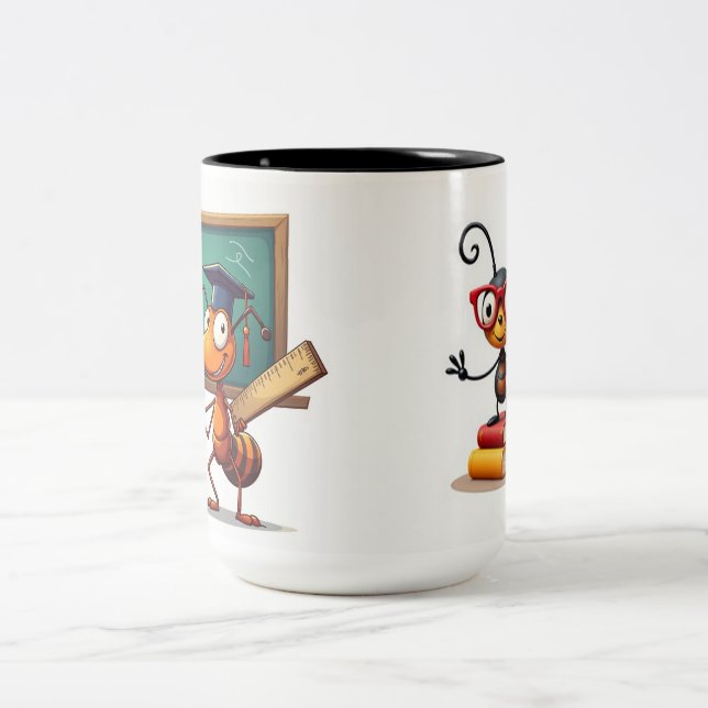 Taza Bicolor Mug Personalizado Ant (Centro)
