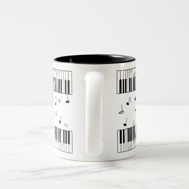 Taza Bicolor Mug pianista (Mango)