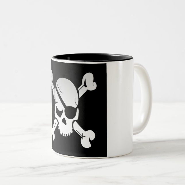 Taza Bicolor Mug Pirates (Anverso derecho)