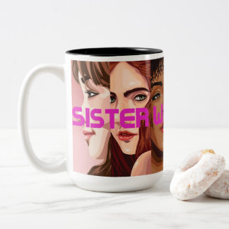 Taza Bicolor Mug (poder de las esposas hermanas)