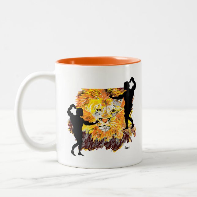 Taza Bicolor Mug: Poder dentro (Izquierda)