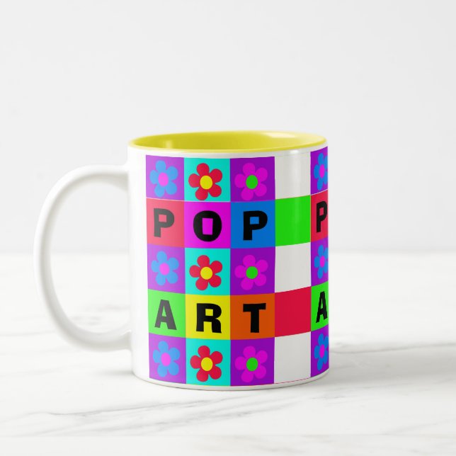 Taza Bicolor Mug "Pop Art" (Izquierda)
