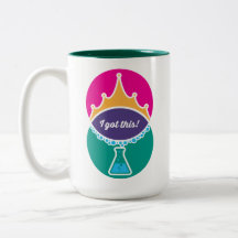 Mug. Princesa de ciencia (negrita)