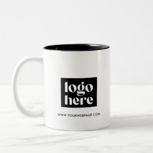 Taza Bicolor Mug promocional con logotipo de Personalizado mini