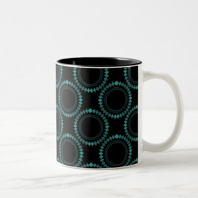 Taza Bicolor Mug pulida, turquesa (Derecha)