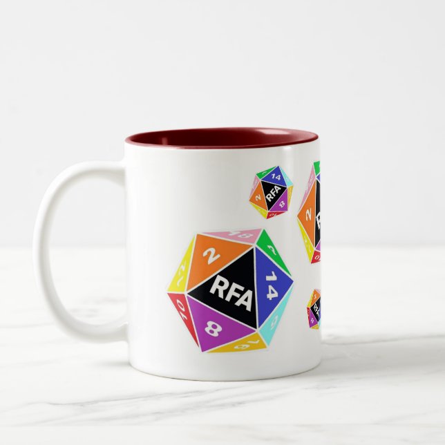Taza Bicolor Mug. RFA (Izquierda)