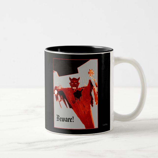 Taza Bicolor Mug 'Rising Devil' (Derecha)