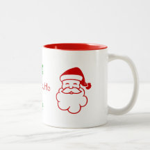 Mug - Santa y Holly