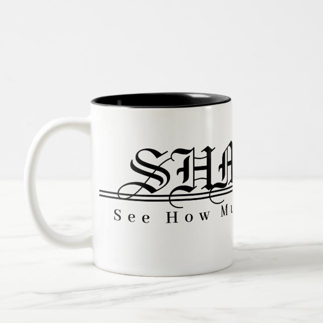 Taza Bicolor Mug SHMILY (Izquierda)