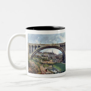 Taza Bicolor Mug. souvenir luxemburgués
