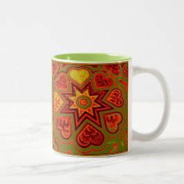 Taza Bicolor Mug 'Starburst of Love'