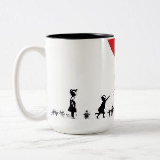 Taza Bicolor Mug Street Art "Urban Dreams"