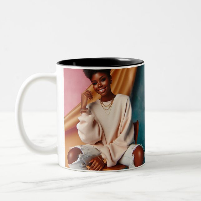 Taza Bicolor Mug "Sunshine and Slay" (Izquierda)