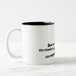 Taza Bicolor Mug. Teatro