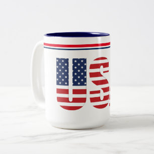 Taza Bicolor Mug USA