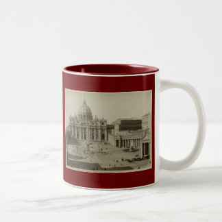 Taza Bicolor Mug Vaticano 1890