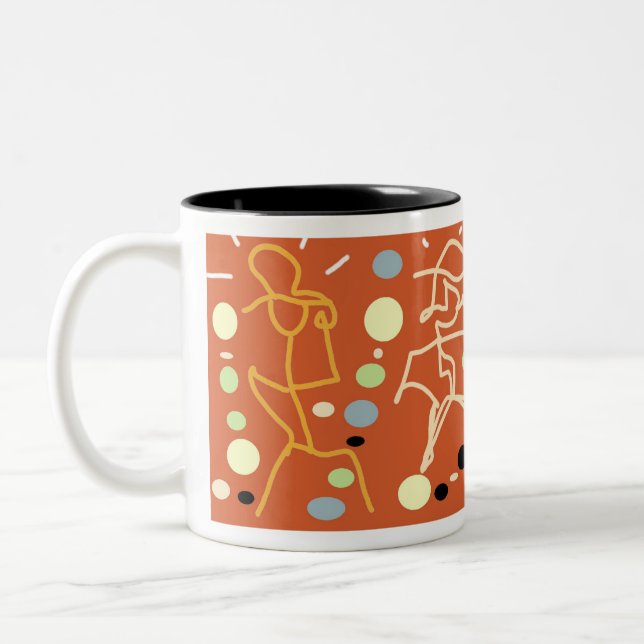 Taza Bicolor Muggles Aug23 3 numéricos (Izquierda)
