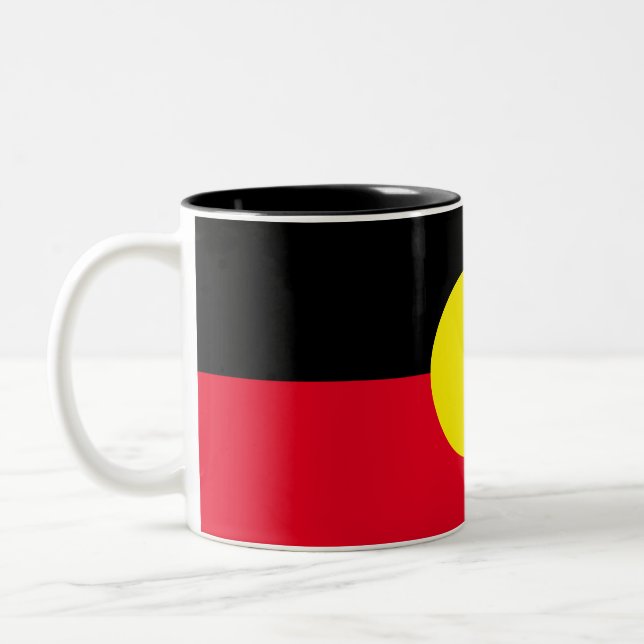 Taza Bicolor Mugre aborigen (Izquierda)