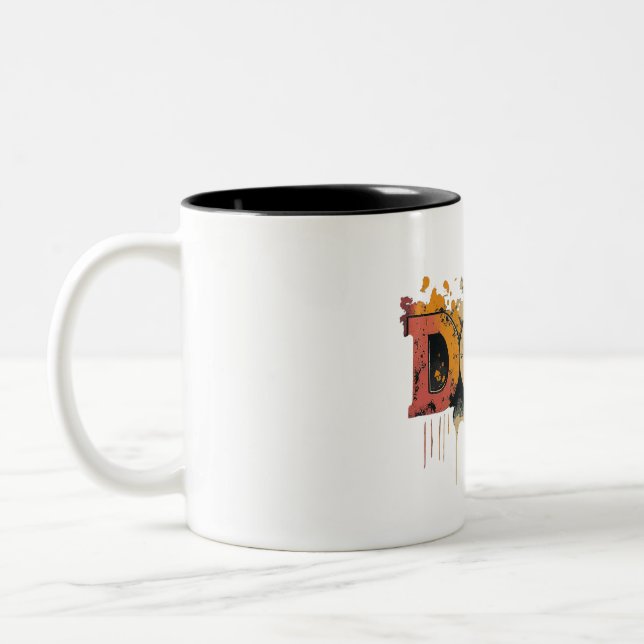 Taza Bicolor Mugre amante del perro (Izquierda)