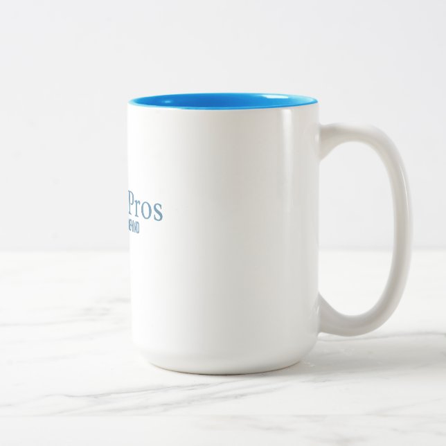Taza Bicolor Mugre azul (Derecha)