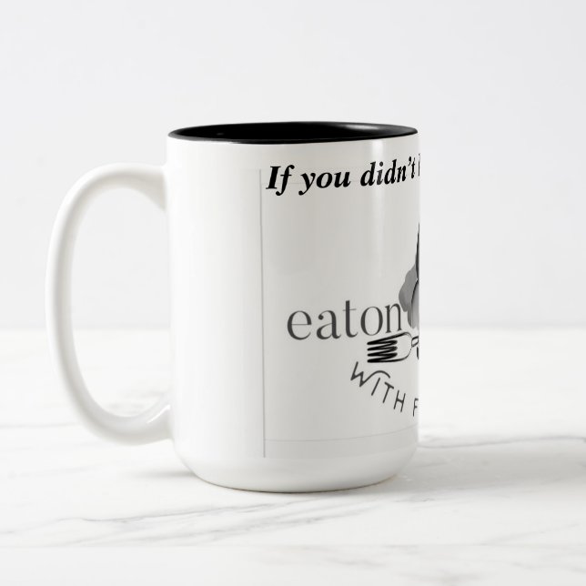 Taza Bicolor Mugre blanca y negra (Izquierda)