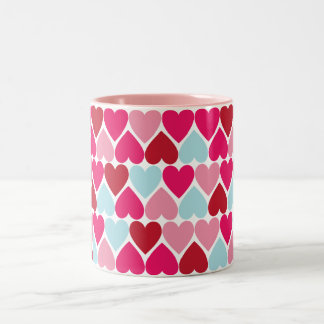 Taza Bicolor Mugre de amor rosa caliente