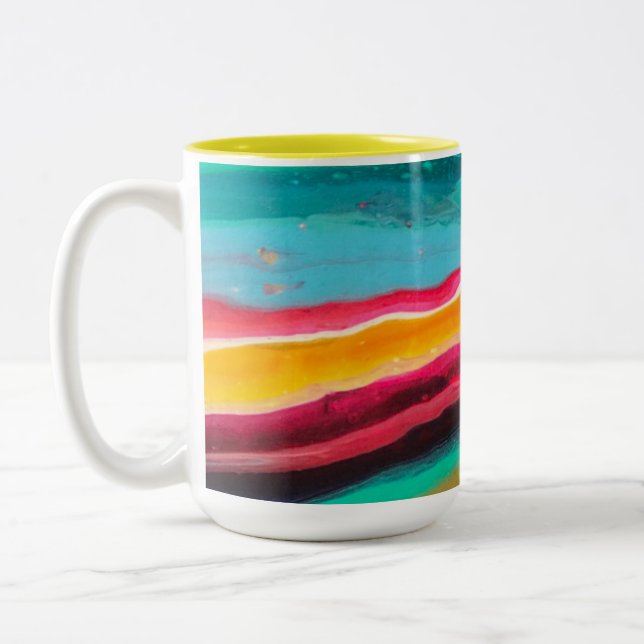 Taza Bicolor Mugre de arte (Izquierda)