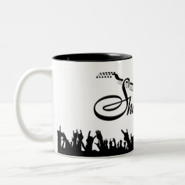 Taza Bicolor Mugre de banda de agitación