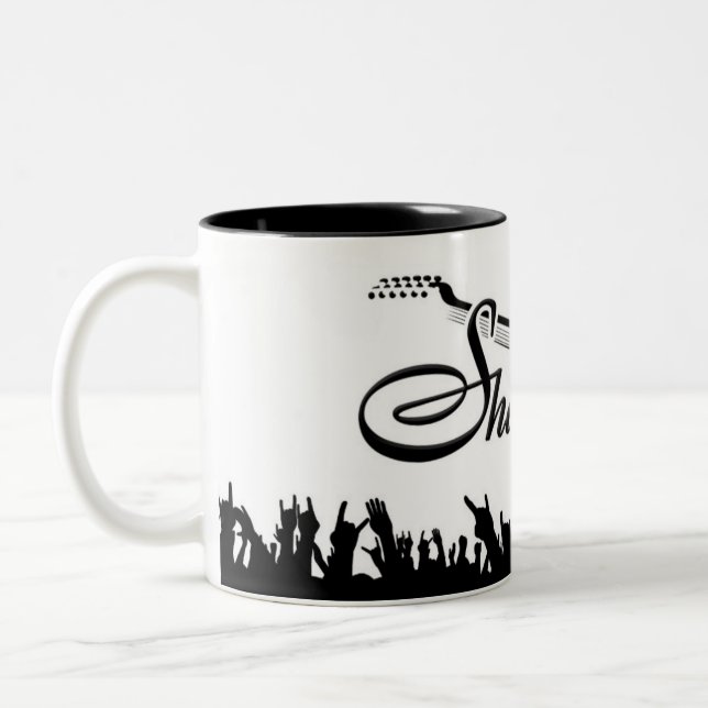 Taza Bicolor Mugre de banda de agitación (Izquierda)