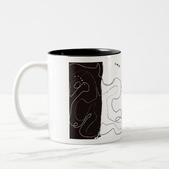 Taza Bicolor Mugre de doble impresión (Izquierda)