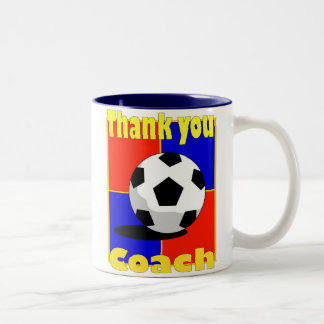 Taza Bicolor Mugre de entrenador de fútbol