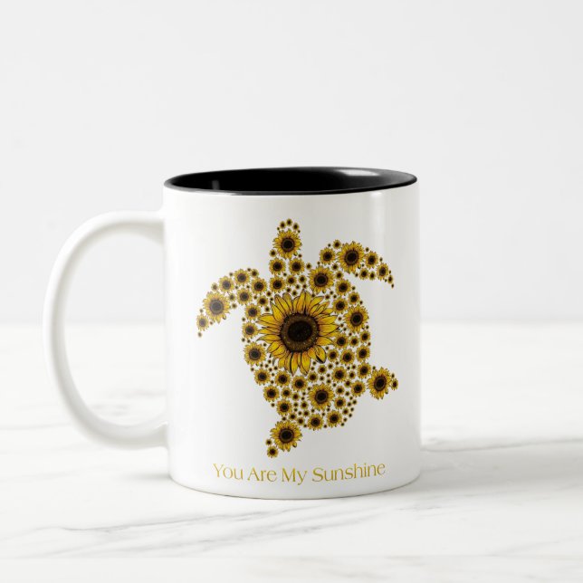 Taza Bicolor Mugre de girasol (Izquierda)