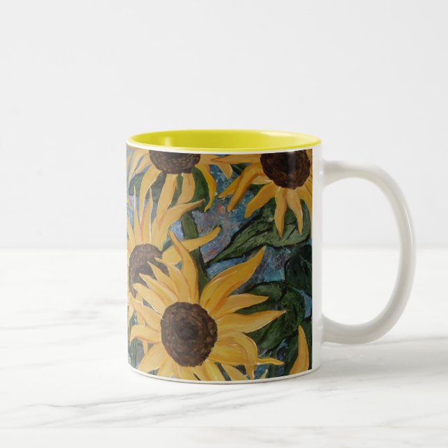 Taza Bicolor Mugre de girasol (Derecha)