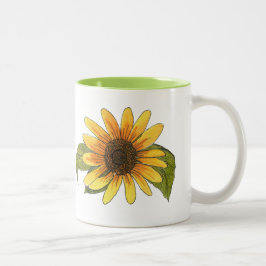 Taza Bicolor Mugre de girasol