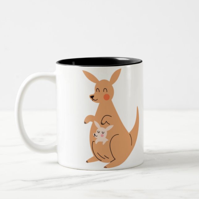 Taza Bicolor mugre de kangarou (Izquierda)