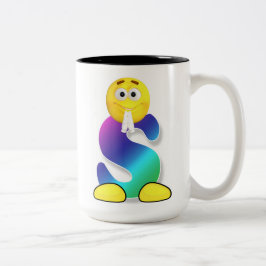 Taza Bicolor Mugre de letra