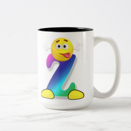 Taza Bicolor Mugre de letra