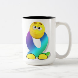 Taza Bicolor Mugre de letra