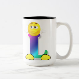 Taza Bicolor Mugre de letra