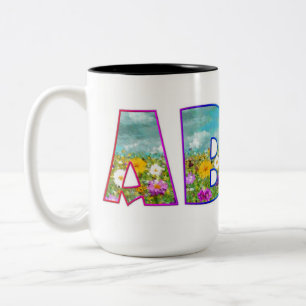 Taza Bicolor Mugre de letra