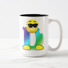 Taza Bicolor Mugre de letra