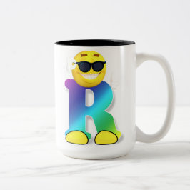 Taza Bicolor Mugre de letra
