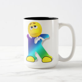 Taza Bicolor Mugre de letra