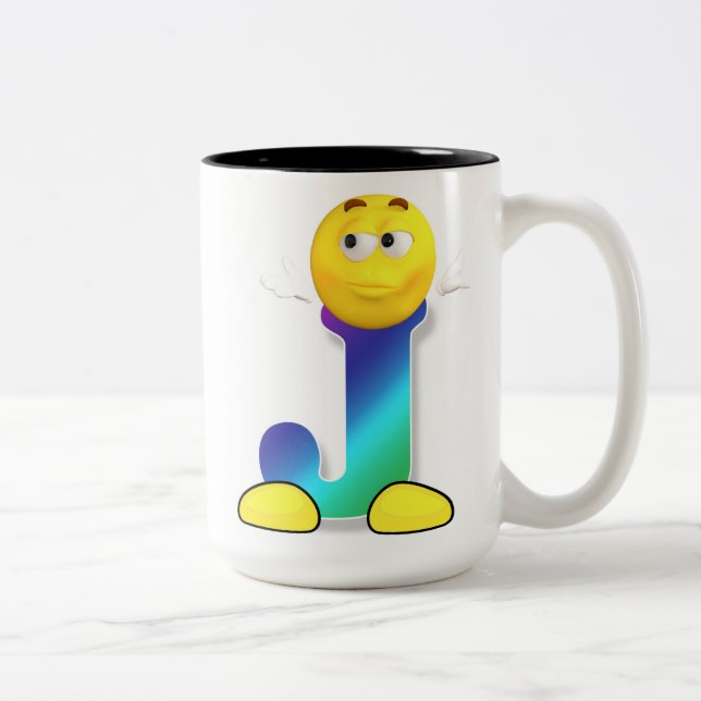 Taza Bicolor Mugre de letra (Derecha)