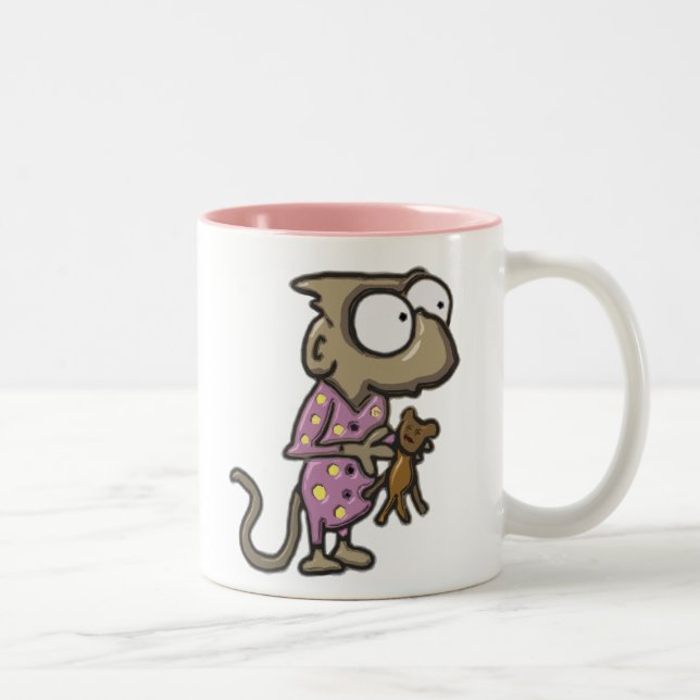 Taza Bicolor Mugre de mono de Pajama (Derecha)