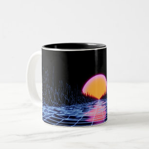 Taza Bicolor Mugre de onda de vapor